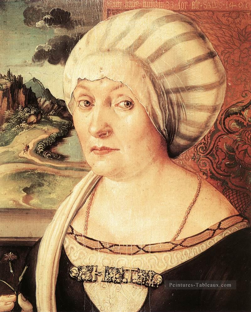 Felicitas Tucher née Rieter Nothern Renaissance Albrecht Dürer Peintures à l'huile